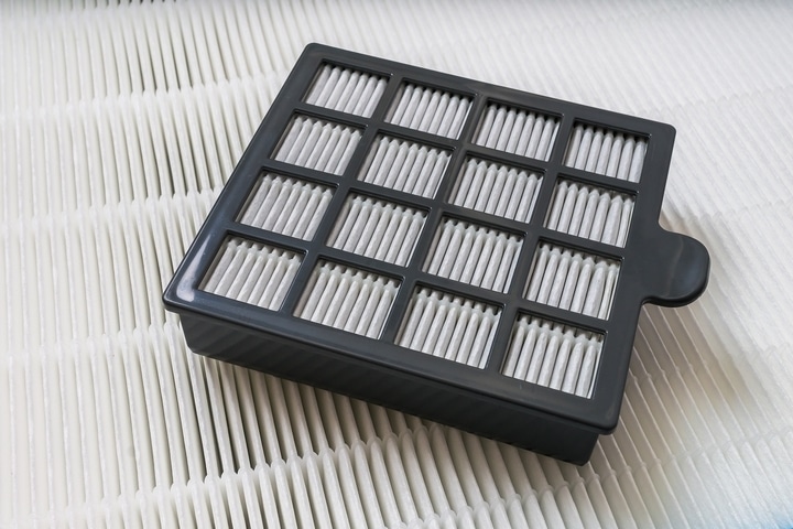 The air filters is one of the air conditioner parts.