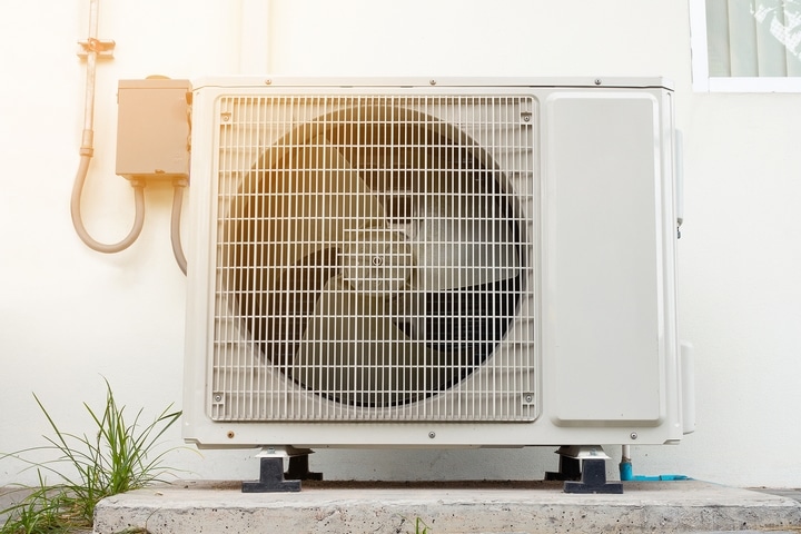 Keeping your AC away from the sun will improve air conditioner efficiency.