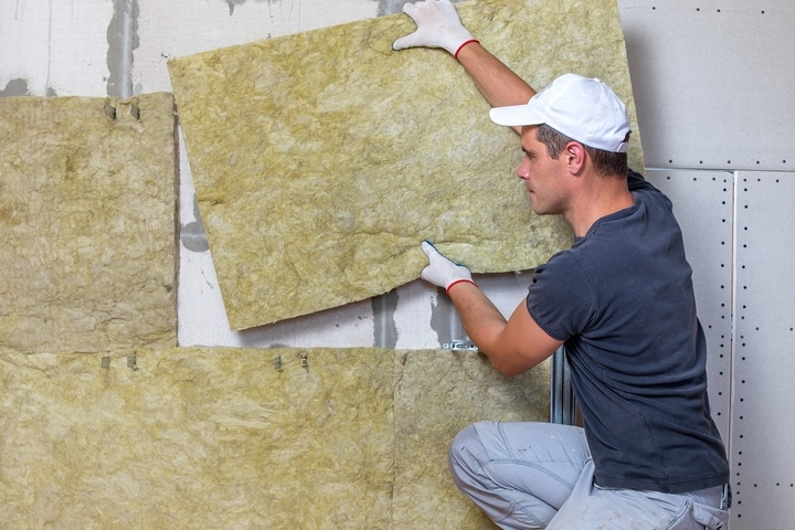 Insulate your walls to keep a room warm in winter.