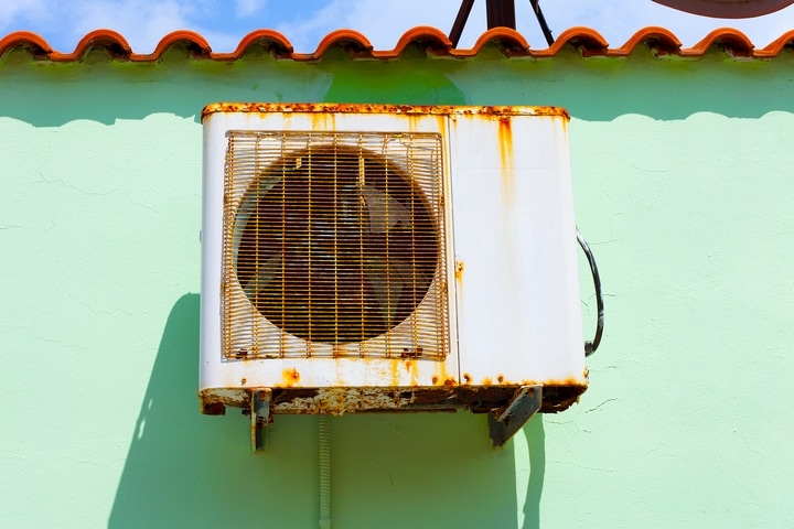Your AC won't turn on because it's too old & rusty