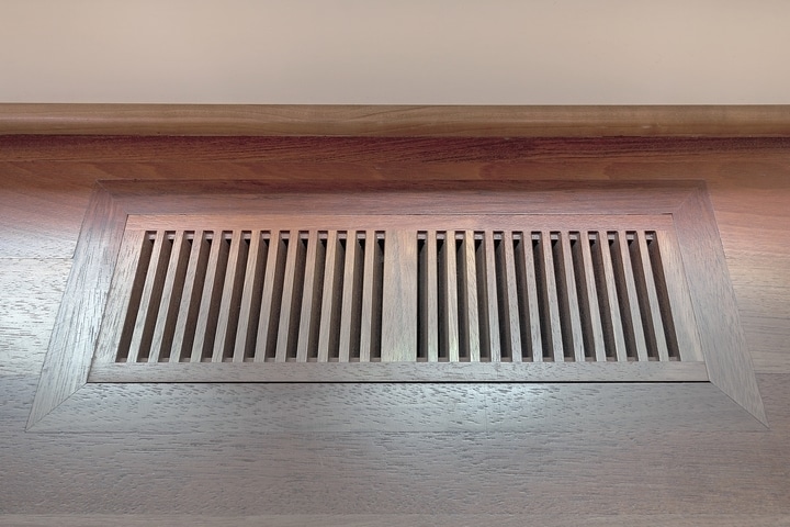 Close the vents in unused rooms