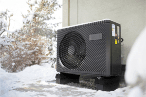 Heat pump operating in winter